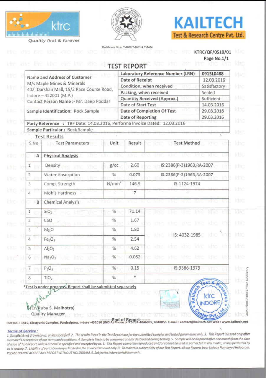 Test Report Kailtech Granite Maple Mines.jpeg
